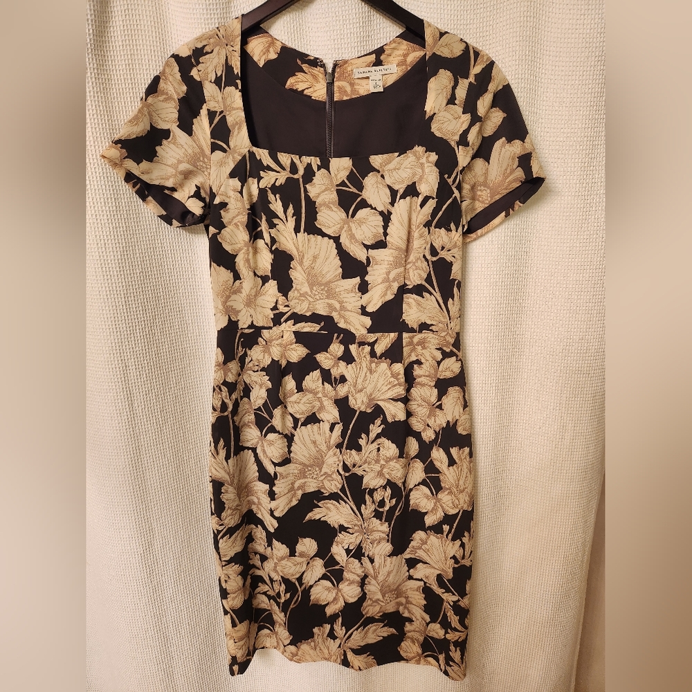 Banana Republic Short Sleeve Floral Dress Size 6